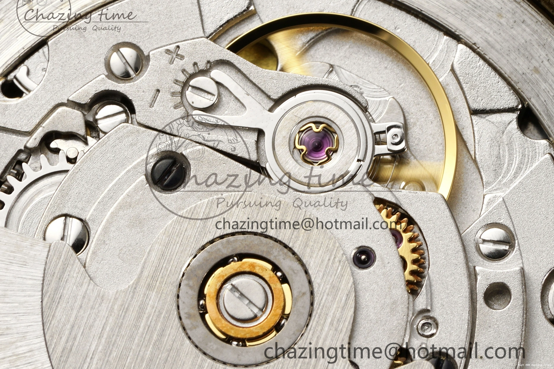 AAA Replica Watches 904L A2836 Green Gain Bracelet EasyMatch YG on V Roman 40 JDF DayDate Dial Markers Weight Steel 1822 President 0109